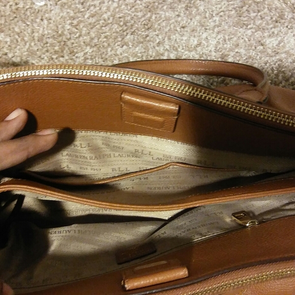 RLL Leather Purse w Handles & Crossbody - Picture 6 of 7